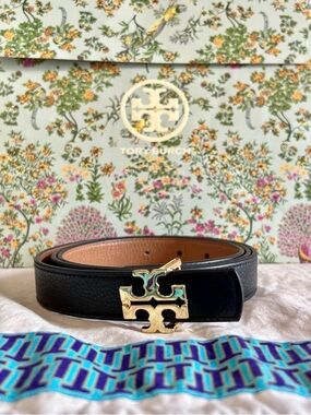 Tory Burch Reversable Logo Belt